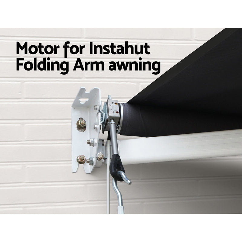Instahut 240V Replacement Motor w/ remote 40NM Folding Arm Awning Outdoor Blind