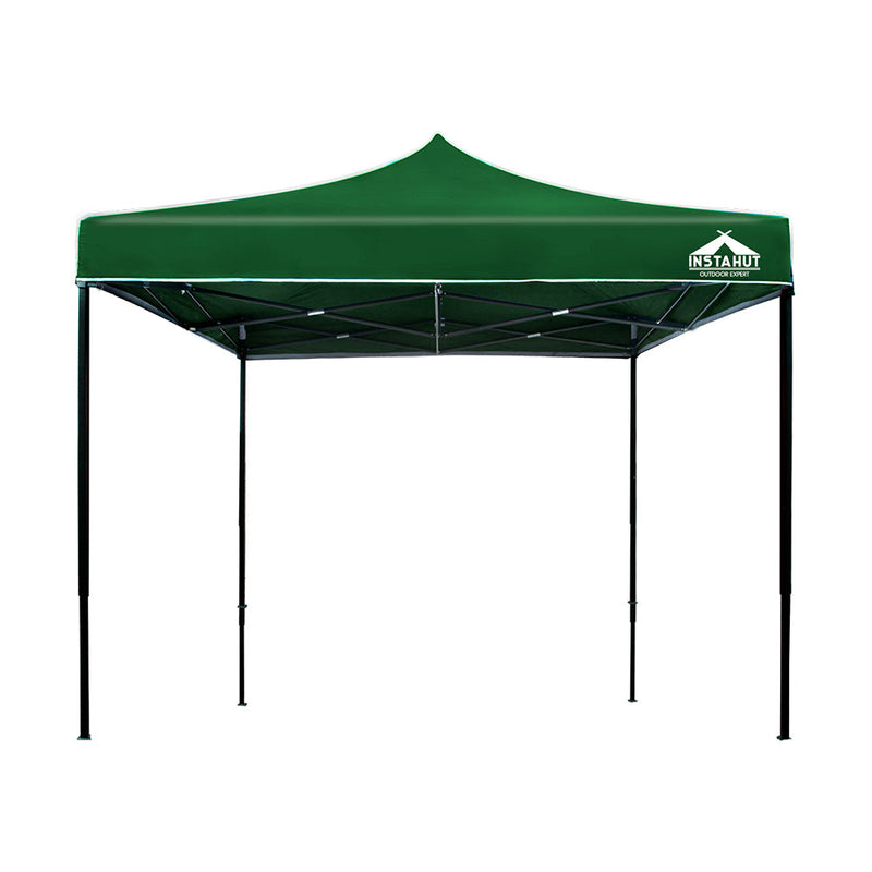 Instahut Gazebo Pop Up Marquee 3x3m Outdoor Tent Folding Wedding Gazebos Green