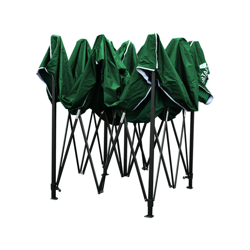 Instahut Gazebo Pop Up Marquee 3x3m Outdoor Tent Folding Wedding Gazebos Green