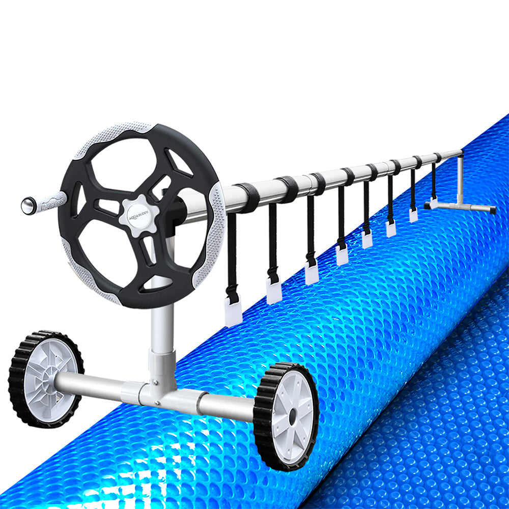 Aquabuddy Pool Cover Roller 5.5m Adjustable Swimming Pool Solar Blanket Reel main image 0