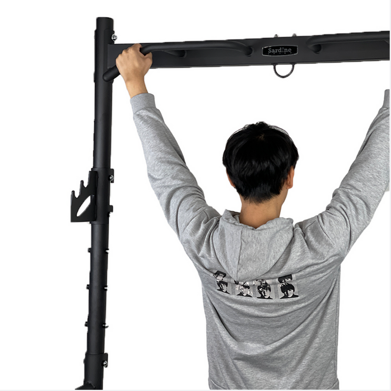 Sardine Sport Half Rack Home Gym Fitness Bench Press Back Front Squat Pull up Bar