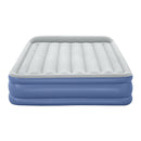 Bestway Air Mattress Queen Inflatable Bed 46cm Airbed Blue