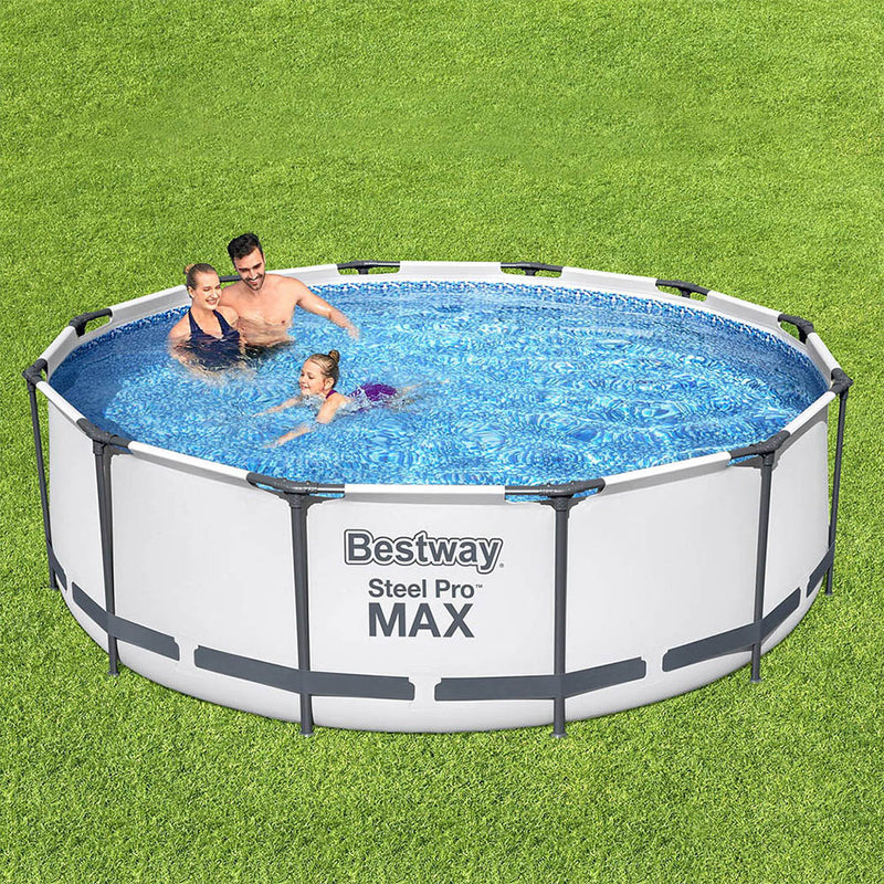 Bestway Swimming Pool Above Ground Filter Pump Steel Pro Frame Pools