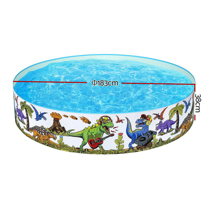 Bestway Kids Swimming Pool Above Ground Play Fun Round Fill-n-Fun Pools