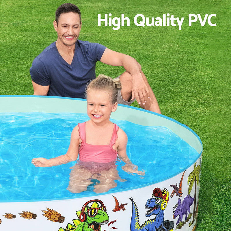 Bestway Kids Swimming Pool Above Ground Play Fun Round Fill-n-Fun Pools