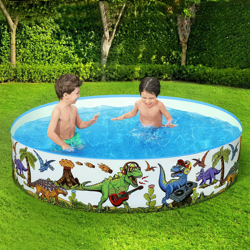 Bestway Kids Swimming Pool Above Ground Play Fun Round Fill-n-Fun Pools