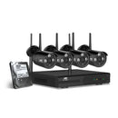 UL-tech Wireless CCTV Security System 8CH NVR 3MP 4 Bullet Cameras 2TB