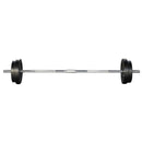 Everfit 38kg Barbell Set Weight Plates Bar Lifting Bench 168cm