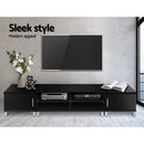Artiss TV Cabinet Entertainment Unit 190cm Black Danson