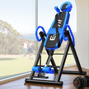 Everfit Inversion Table Gravity Exercise Inverter Back Stretcher Home Gym Blue