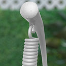 Arcadia Furniture 2 Seater Rocking Egg Chair Outdoor Wicker Rattan Patio Garden - Oatmeal and Grey