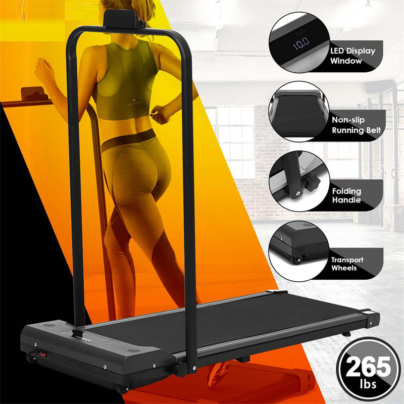 Electric Walking Pad Treadmill Foldable Home Gym Cardio Exercise Fitness Machine