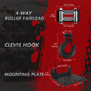 X-BULL Electric Winch 12V 5000LBS Wireless 15.2M Steel Cable ATV UTV 4WD Boat