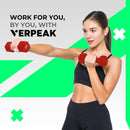 Verpeak 24kg (2,4,6kg x 2) Neoprene Dumbbell Set