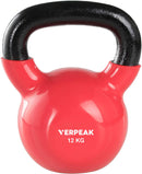 VERPEAK Vinyl Kettlebell 12kg Red