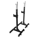 Squat Rack Stand Pair Bench Press Weight Lifting Barbell