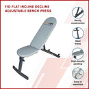 FID Flat Incline Decline Adjustable Bench Press