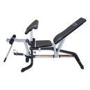 FID Flat Incline Decline Bench Press w/ Leg Extension