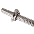 Chrome Tricep Bar Barbell Heavy Duty with Spinlock Collars