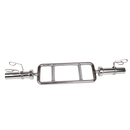 Chrome Olympic Tricep Bar Barbell Heavy Duty with Spring Collars