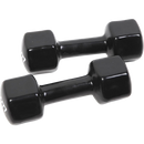 5kg Dumbbells Pair PVC Hand Weights Rubber Coated