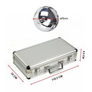 Deluxe Boules Bocce 8 Alloy Ball Set with Case