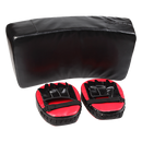 Kicking Boxing Sparring Shield & Punching Pad Mitts Combo