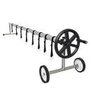 Solar Adjustable Swimming Pool Blanket Cover Roller with Wheels