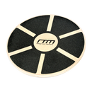 Heavy Duty 15.5" Wooden Balance Board with Non-Slip Pad Fitness