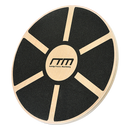 Heavy Duty 15.5" Wooden Balance Board with Non-Slip Pad Fitness