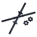 45cm - 1 Pair Dumbbell Bar 25mm Diameter - PVC Coated Dumbell Handle