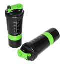 2x Protein Gym Shaker Premium 3 in 1 Smart Style Blender Mixer Cup Bottle Spider