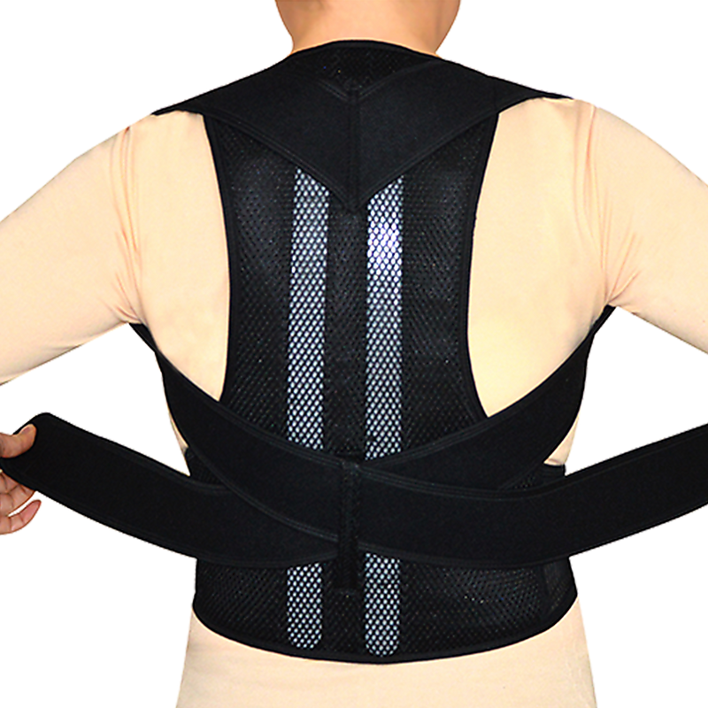 Lower Back Brace Unisex Posture Corrector Lumbar Support - Large