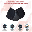 Adjustable Elbow Brace Support - Tennis Elbow, Arthritis