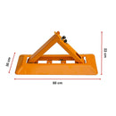 Fold Down Vehicle Security Car Parking Spot Lock Safety Bollard Barrier