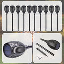 10 Pack Solar Torch Lights 96 LED Flickering Lighting Dancing Flame Garden Lamp