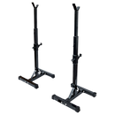 Pair of Adjustable Squat Rack Sturdy Steel Barbell Bench Press Stands GYM/HOME