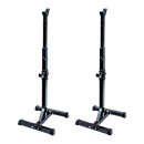 Pair of Adjustable Squat Rack Sturdy Steel Barbell Bench Press Stands GYM/HOME