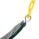 2 Pack Swings Seats Heavy Duty 66" Chain Plastic Coated Playground Swing