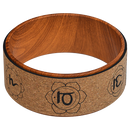 Yoga Pilates Wheel Cork Circle Prop Back Chest Hips Abdomen Stretch Roller