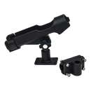 4PC Kayak Boat Fishing Pole Rod Holder Tackle Kit  Adjustable Side Rail Mount