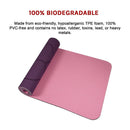 8mm TPE Yoga Mat Exercise Fitness Gym Pilates Non Slip Dual Layer