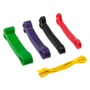 Resistance Band Loop Set of 5 Heavy Duty Gym Yoga Workout