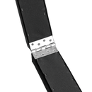 2.4m (8FT) Gymnastics Folding Balance Beam Black Synthetic Suede