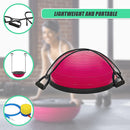 Yoga Balance Trainer Exercise Ball for Arm, Leg, Core Workout with Pump, 2 Resistance Bands