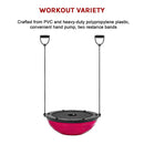 Yoga Balance Trainer Exercise Ball for Arm, Leg, Core Workout with Pump, 2 Resistance Bands