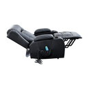 Recliner Chair Electric Massage Chair Lift Heated Leather Lounge Sofa Black