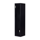 Black Two-Door L-shaped Office Gym Shed Storage Lockers