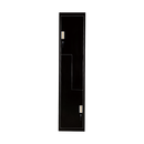 Black Two-Door L-shaped Office Gym Shed Storage Lockers