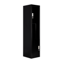 Black Two-Door L-shaped Office Gym Shed Storage Lockers